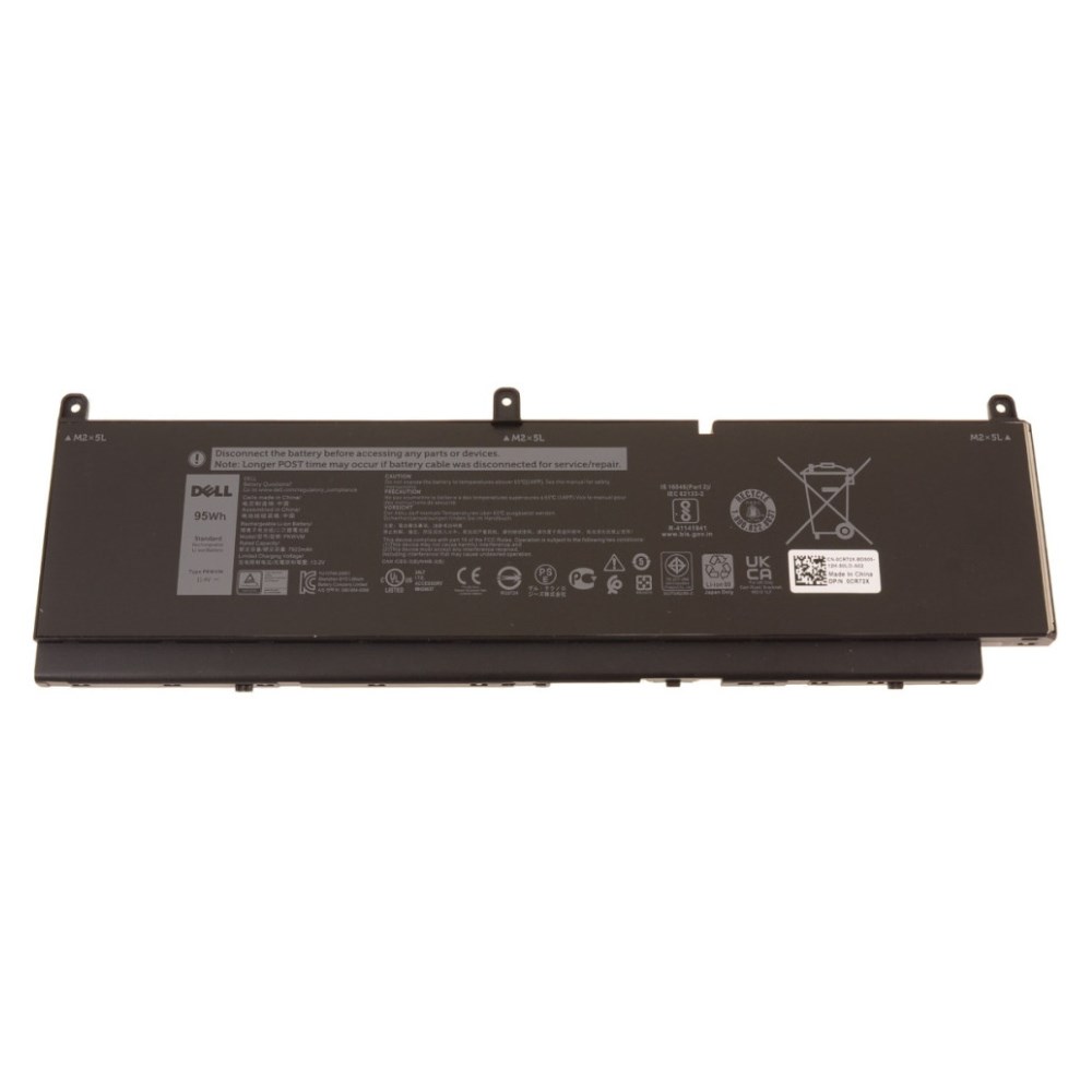 DELL Battery 6 Cell 95Whr for PWS 7560/7760 - OEM: CR72X 68ND3 451-BCQE