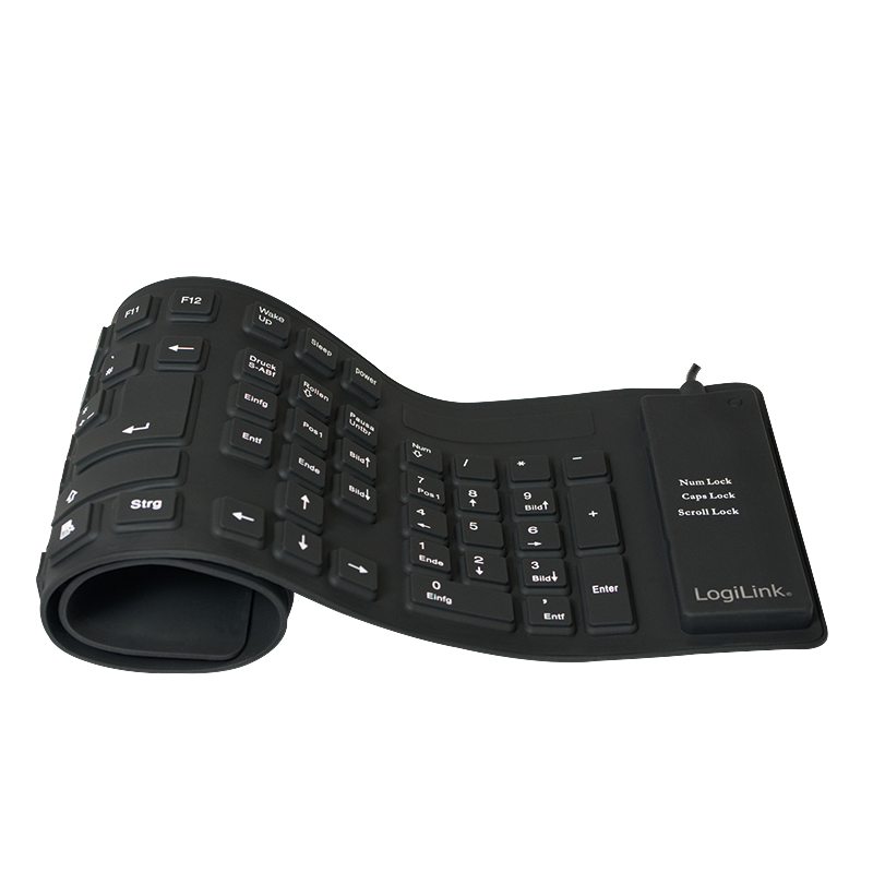Image of LogiLink ID0019A keyboard USB QWERTZ German Black