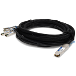 AddOn Networks ADD-QMXSHPD-PDAC2M InfiniBand/fibre optic cable 2 m QSFP+ 4x SFP+ DAC Black