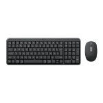 Logitech MK250 Compact Bluetooth Wireless Combo toetsenbord Inclusief muis Universeel RF-draadloos + Bluetooth QWERTZ Hongaars Grafiet
