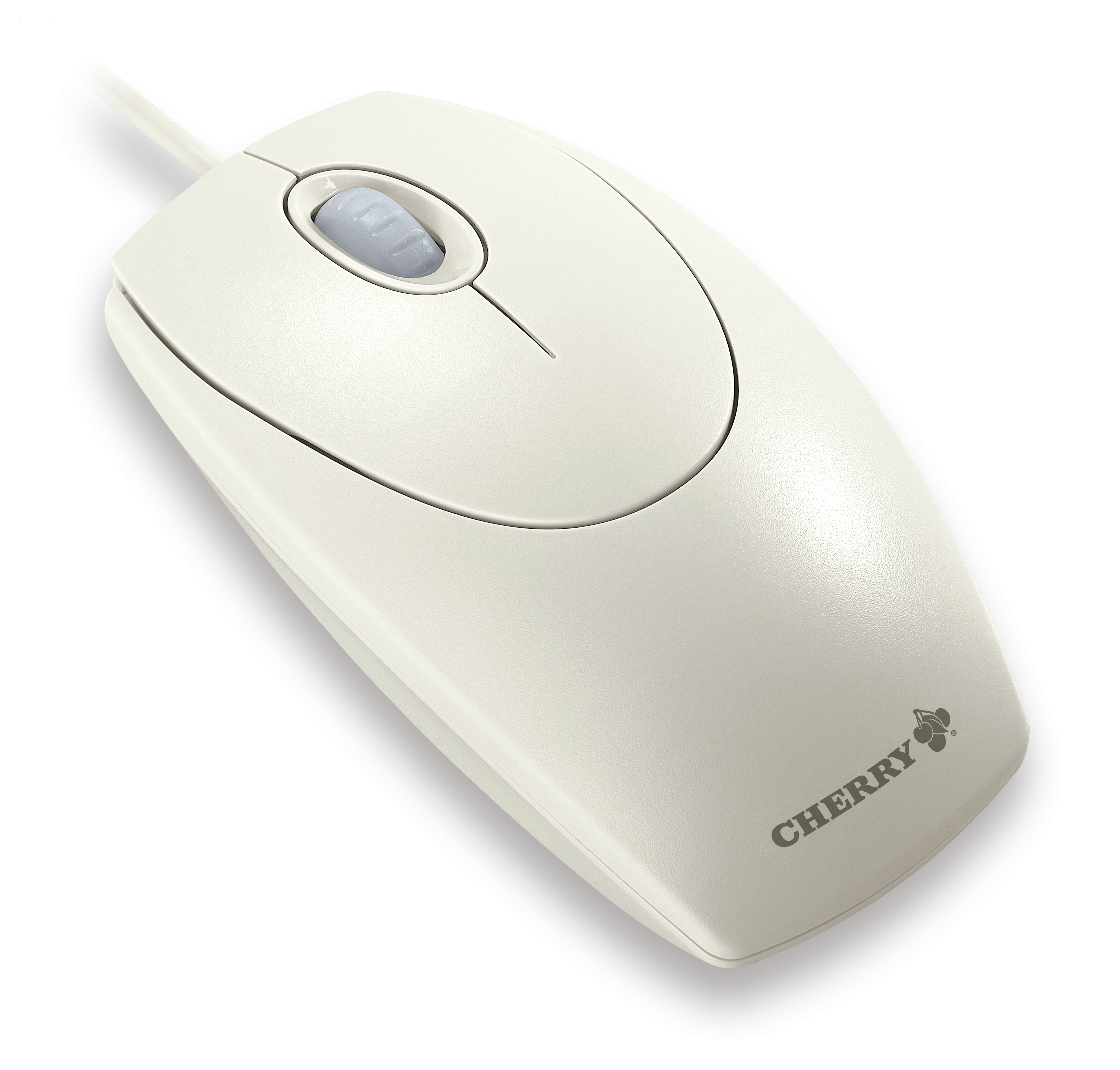 Image of CHERRY WHEELMOUSE OPTICAL Corded Mouse, Light Grey, PS2/USB