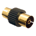 Cables Direct 3TV-FFBLK cable gender changer TV Black, Gold
