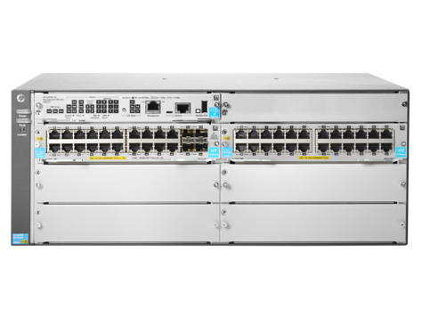 Hewlett Packard Enterprise 5406R 44GT PoE+ & 4-port SFP+ (No PSU) v3 zl2 Managed L3 Gigabit Ethernet (10/100/1000) Power over Ethernet (PoE) 4U Grey