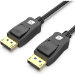 Techly ICOC-DSP-A21-010 DisplayPort cable 1 m Black