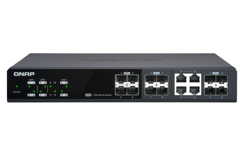 Image of QNAP QSW-M1204-4C network switch Managed 10G Ethernet...
