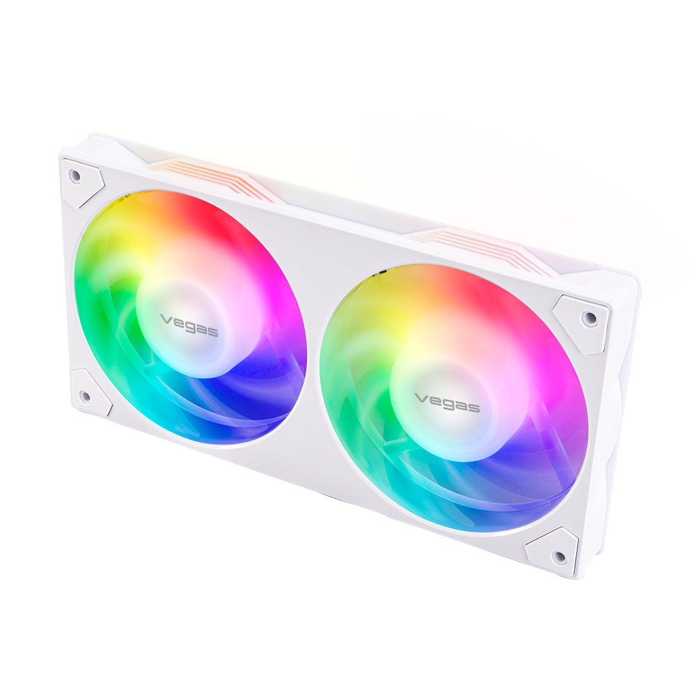 Image of Akasa VEGAS A24 Computer case, Processor Fan 12 cm White 1 pc(s)