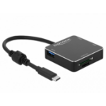 DeLOCK 64045 laptop dock & poortreplicator USB 3.2 Gen 1 (3.1 Gen 1) Type-A Zwart