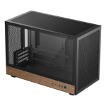 DeepCool CH260 WOOD Micro Tower Black, Wood