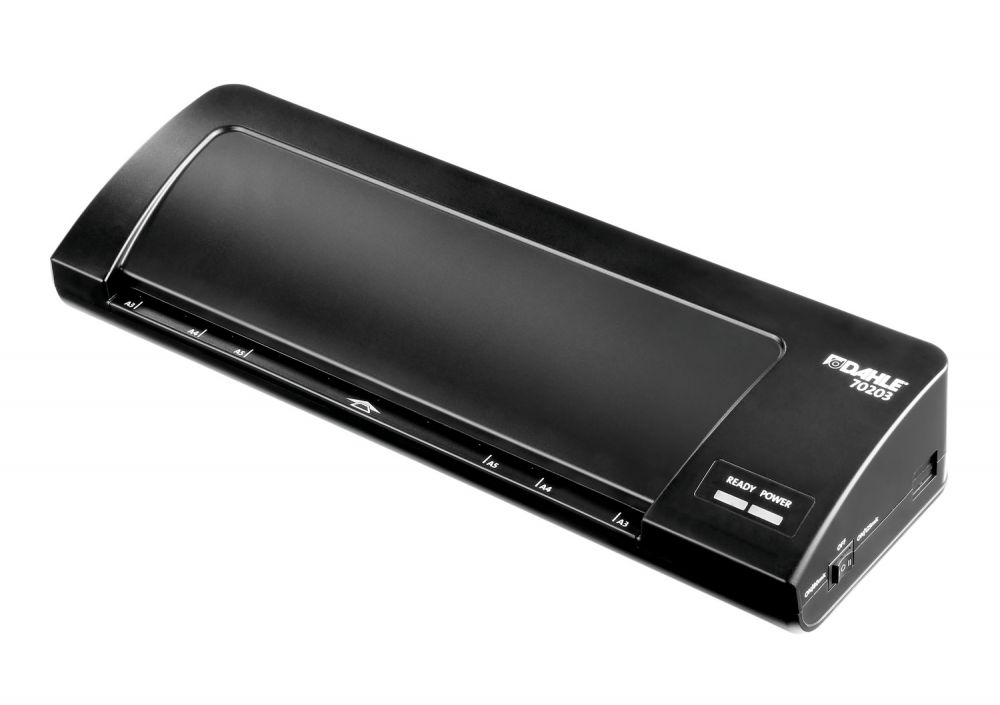 Dahle 70203 A3 Laminator with 2 Heated silicone Rollers 34111J