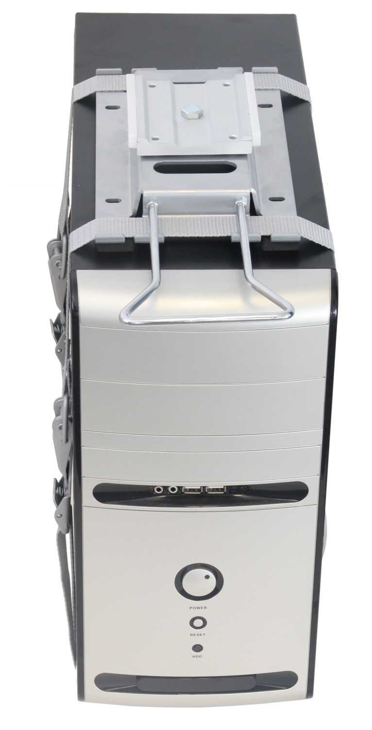 Image of BakkerElkhuizen Fix Desk-mounted CPU holder Silver