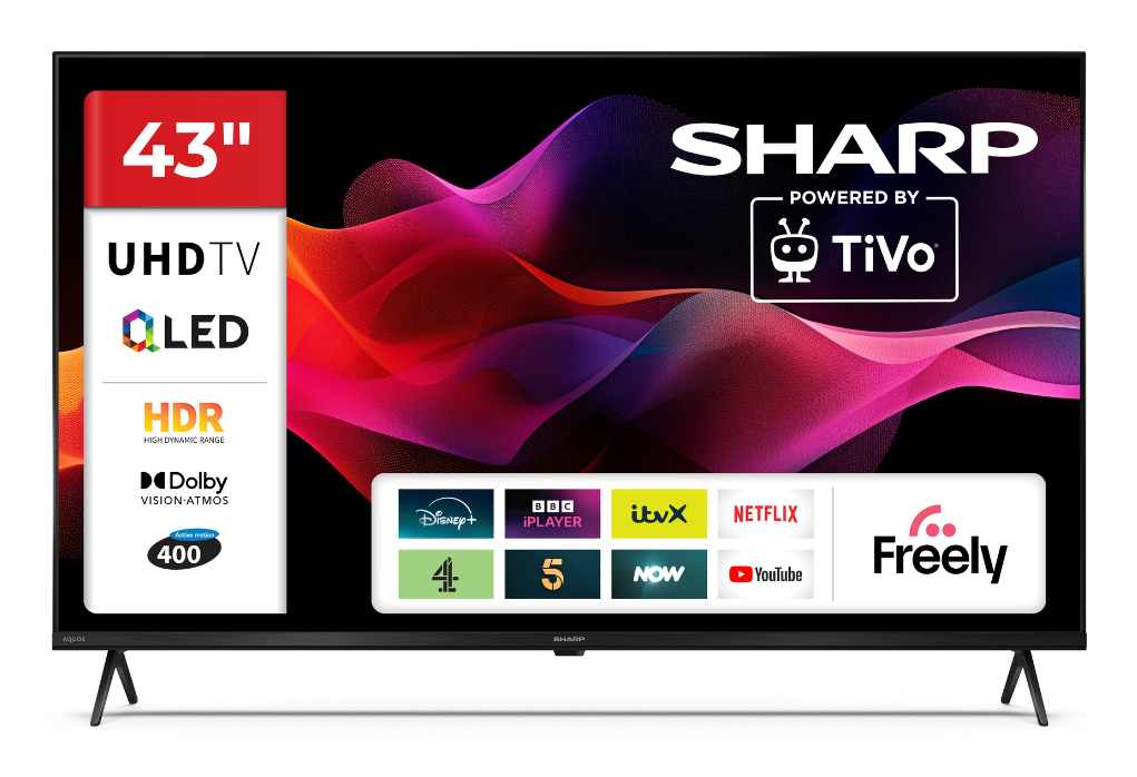 Sharp 43HM5245K 109.2 cm (43") 4K Ultra HD Smart TV Wi-Fi Black