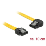 DeLOCK 83957 SATA cable 0.1 m SATA 7-pin Black, Yellow