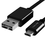 Techly ICOC-MUSB-A-010S USB cable USB 2.0 1 m USB A Micro-USB B Black