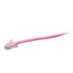 C2G 25ft (7.6m) TAA-Compliant F-Series Cat6 Non-Booted Unshielded (UTP) Network Cable - Pink
