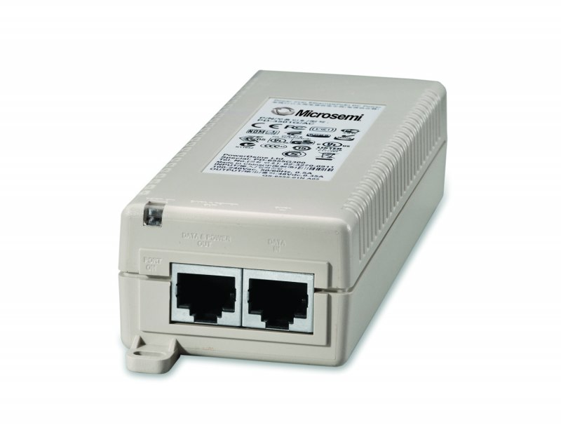 Image of Microchip Technology PD-3501G/AC-UK PoE adapter Gigabit Ethernet