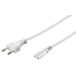 Microconnect PE030705W power cable White 0.5 m Power plug type C C7 coupler