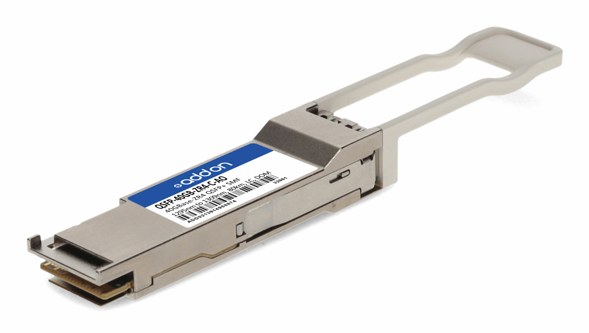 AddOn Networks QSFP-40GB-ZR4-C-AO Compatible 40G QSFP+ 80 km TAA Compliant Transceiver AddOn Networks QSFP-40GB-ZR4-C-AO Compatible 40G QSFP+ 80 km TAA Compliant Transceiver