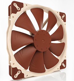 Image of Noctua NF-A20 FLX Computer case Fan 20 cm Beige, Brown