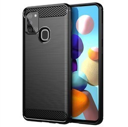JLC Samsung A21S Brushed Silicone - Black