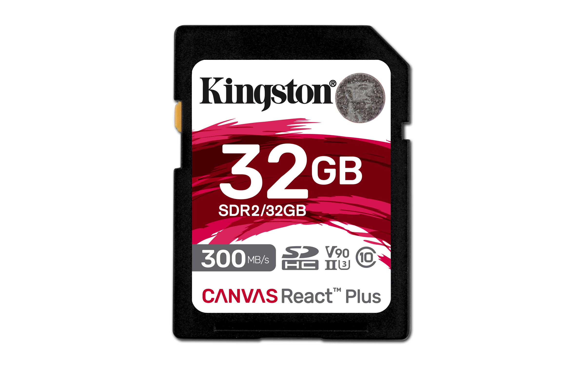 Image of Kingston Technology 32GB Canvas React Plus SDHC UHS-II 300R/260W...