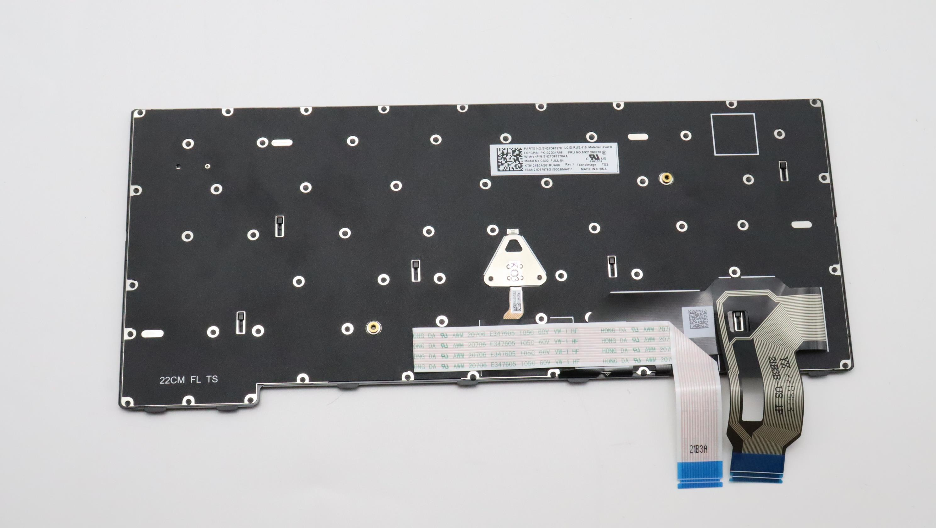 Image of Lenovo 5N21D67985 notebook spare part Keyboard