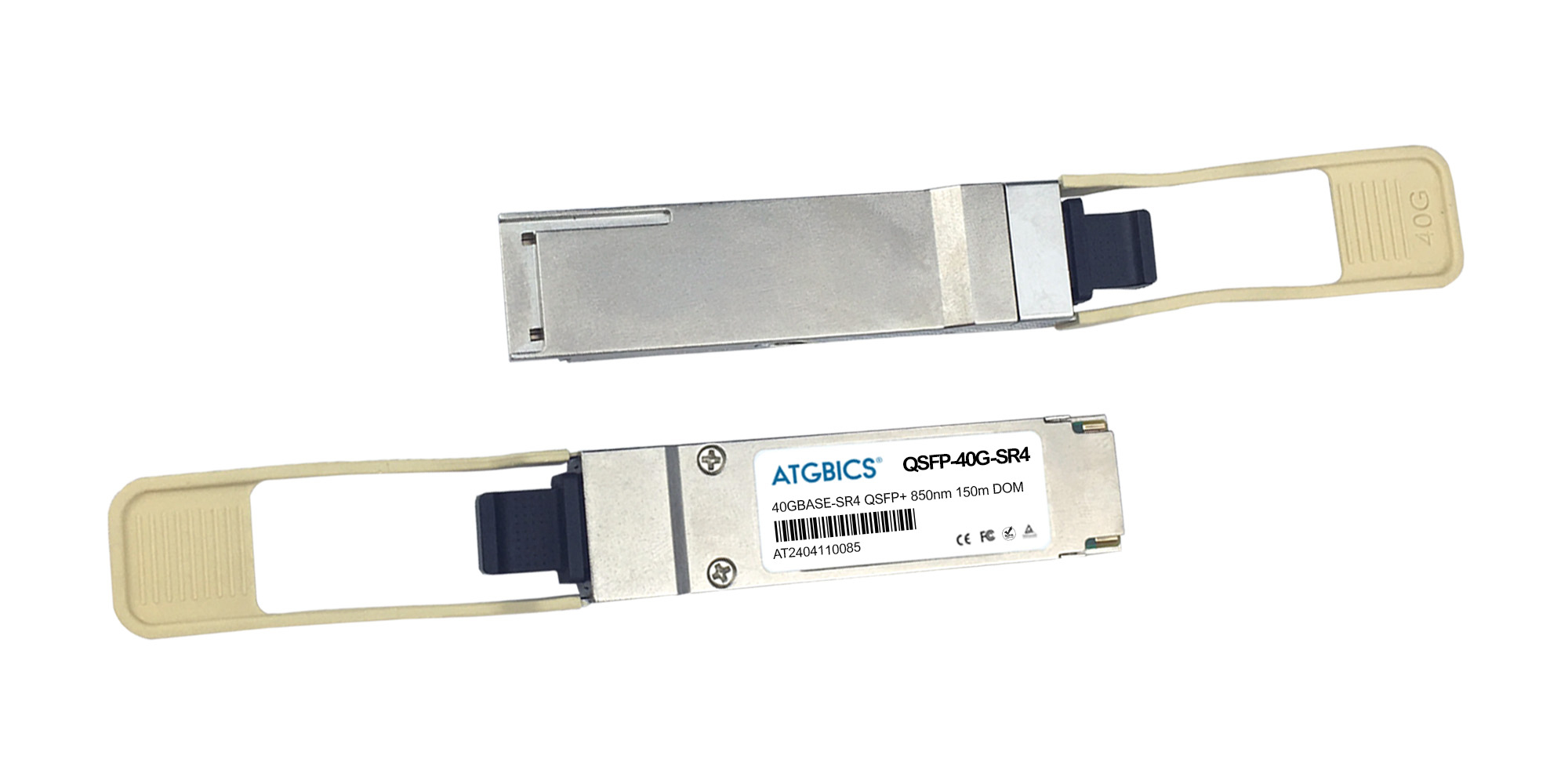 ATGBICS 740-067442 Juniper compatible Transceiver QSFP+ 40GBase-SR4 (850nm MMF 150m MPO DOM)