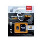 IMRO microSDXC Memory Card 64 GB UHS-III Class 10 + SD Adapter
