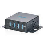 Digitus USB 3.2 Gen 1 Compact Industrial Hub, 4-Port USB Type-C 5000 Mbit/s Zwart