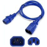 AddOn Networks ADD-C142C1514AWG4FTBE power cable Blue 1.2 m C14 coupler C15 coupler