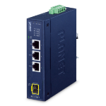 PLANET IECJ-410FT netwerk media converter Blauw