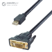 CONNEkT Gear 2m Mini DisplayPort to DVI-D Connector Cable - Male to Male Gold Connectors