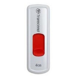 Transcend JetFlash 530 USB flash drive 4 GB USB Type-A 2.0 Red, White