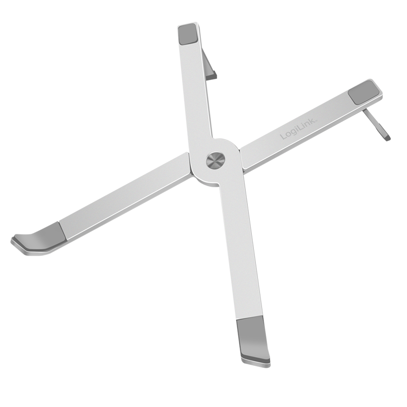 Logilink Silver Notebook Stand. Foldable. For 10" - 16" Notebook. A