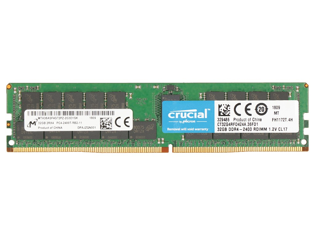 2-Power 2P-KTL-TS424/32G memory module 32 GB 1 x 32 GB DDR4 288-pin DIMM ECC