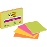 3M 7100235019 note paper Rectangle Green, Orange, Pink, Yellow 45 sheets Self-adhesive