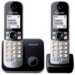 Panasonic KX-TG6812GB telefoner DECT-telefon Namn och uppringnings-ID Svart