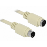 DeLOCK 85805 PS/2-kabel 1,8 m 6-p Mini-DIN Beige