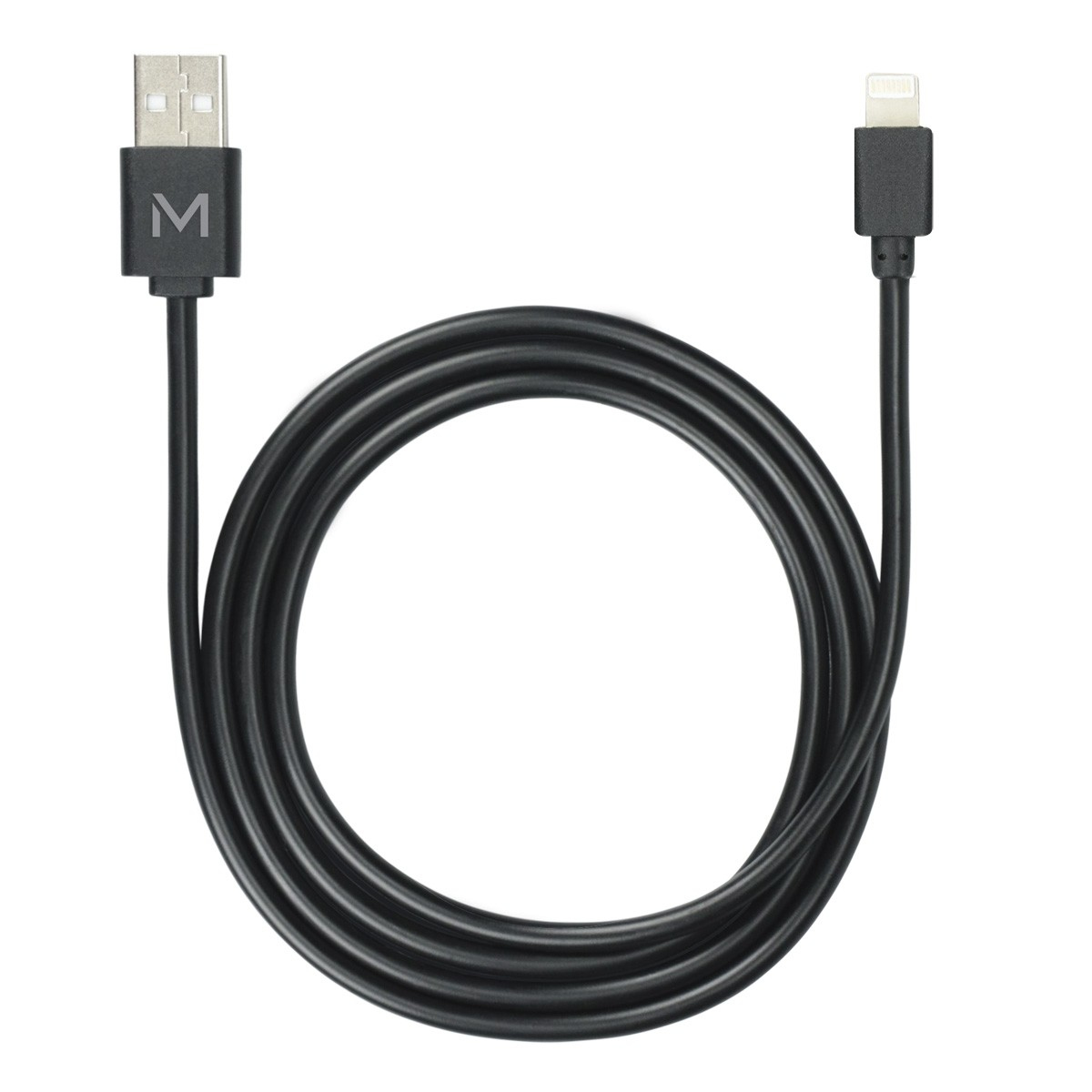 Image of Mobilis 001279 lightning cable 1 m Black