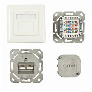 EU Product - S216357 2 x RJ-45 Wei Steckdose thumbnail