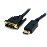 4XEM 4XDPMDVIM15FT video cable adapter 180" (4.57 m) DisplayPort DVI-D Black