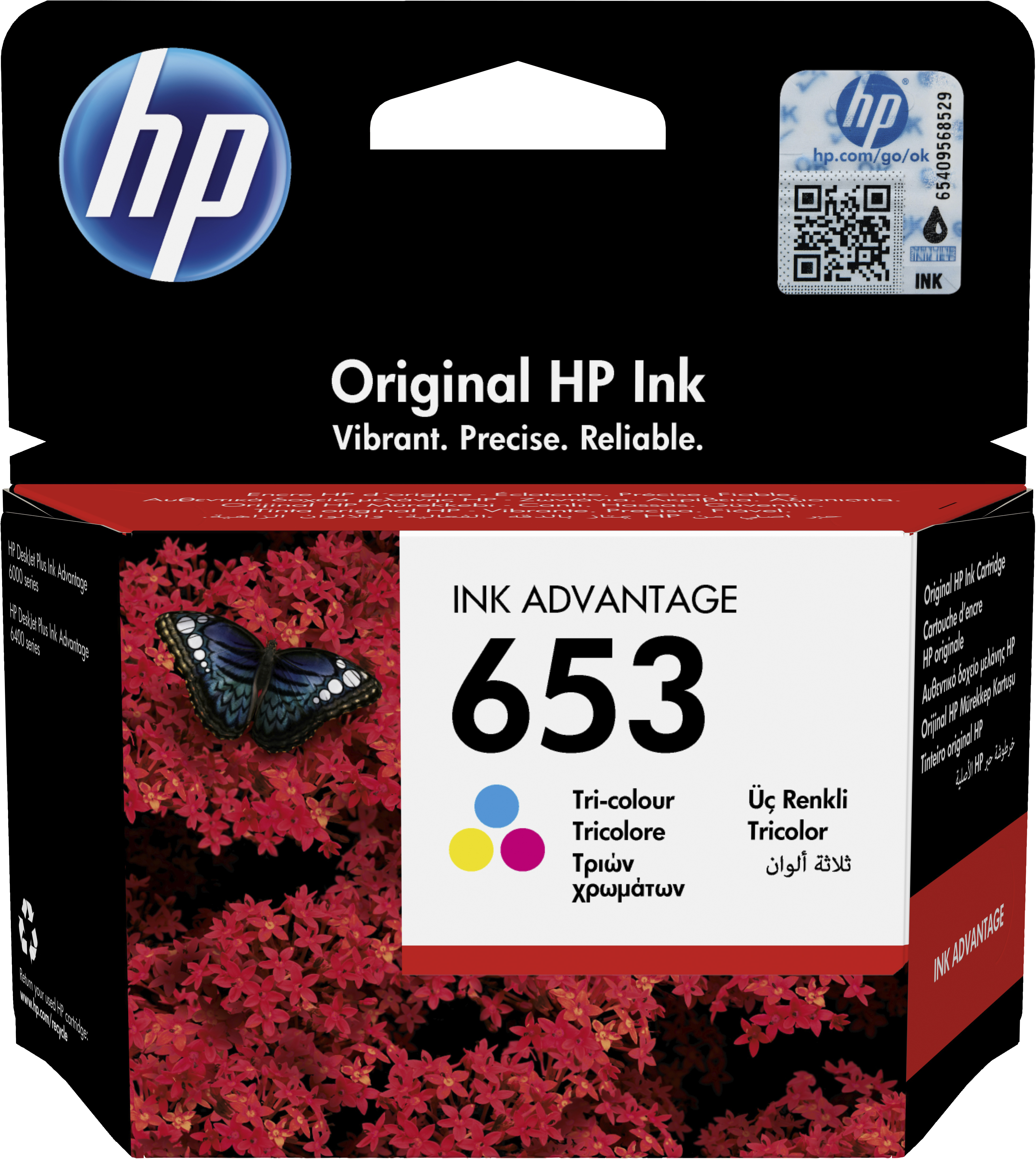 Image of HP 3YM74AE/653 Printhead cartridge color, 200 pages 5ml for HP...
