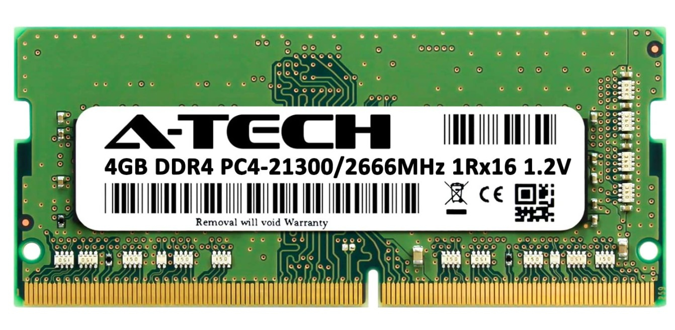 Image of HP L10598-855 memory module 4 GB 1 x 4 GB DDR4 2666 MHz