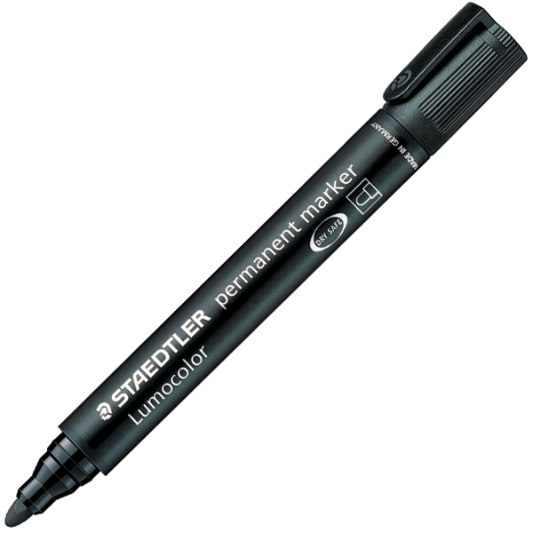 Photos - Felt Tip Pen STAEDTLER Lumocolor permanent marker Bullet tip Black 1 pc(s) 352-9 