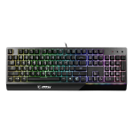MSI VIGOR GK30 keyboard Gaming USB QWERTZ German Black