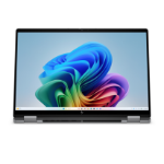 HP OMNIBOOK X FLIPNGAI 14-KB0014NAX Copilot+ PC Intel Core Ultra 7 35.6 cm (14") Touchscreen 2K 16 GB LPDDR5x-SDRAM 1 TB SSD Wi-Fi 7 (802.11be) Windows 11 Home Silver