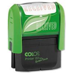 Colop WORD STAMP GREEN LINE RECEIVED