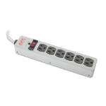 APC Essential SurgeArrest, 6 outlets, 4 ft cord, metal housing, 120V Black, White 6 AC outlet(s) 48" (1.22 m)