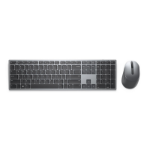 DELL KM7321W Premier Multi-Device Keyboard and Mouse Combo, 2.4GHz / Bluetooth 5.0 Wireless, 12 programmable keys for PC and Laptop, QWERTY UK English Layout, Sliver