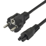 Deltaco 1902302 power cable Black 3 m CEE7/7 IEC C5