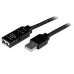 StarTech.com USB2AAEXT15M USB cable 590.6" (15 m) USB 2.0 USB A Black